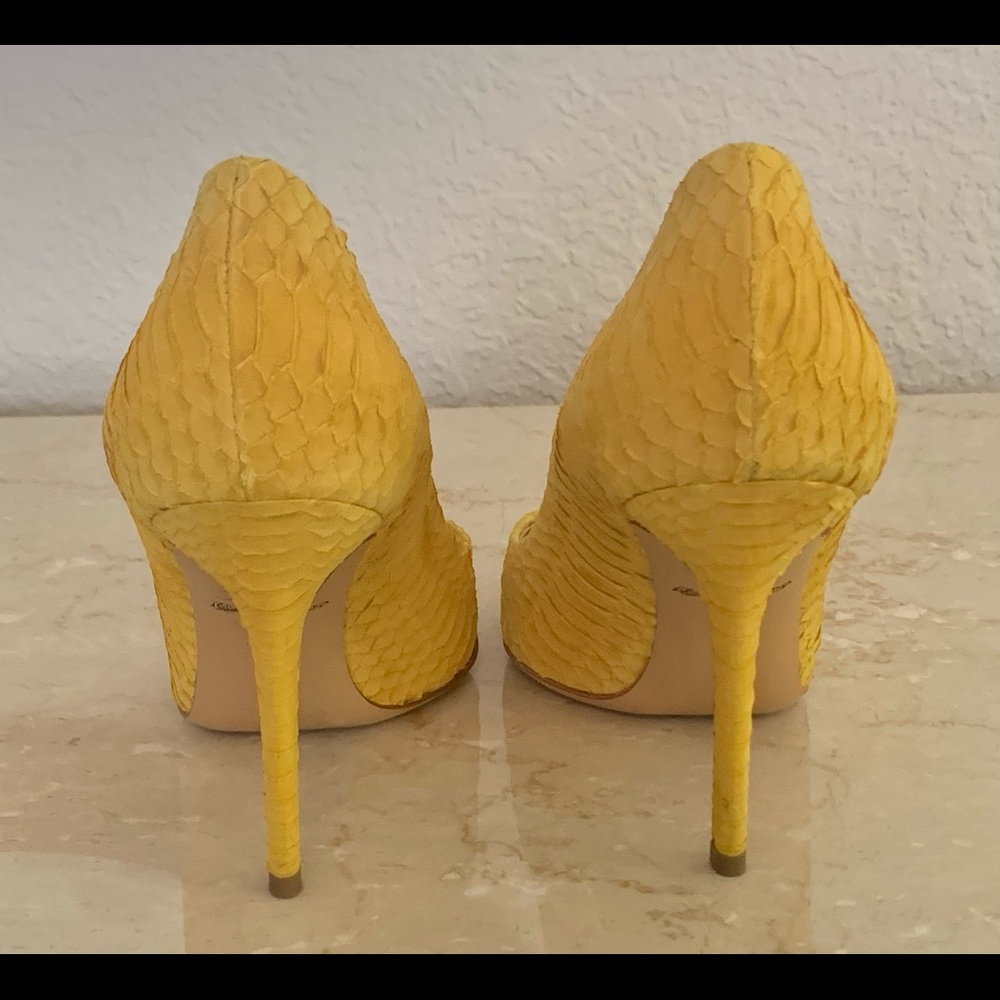 Salvatore Ferragamo Yellow Python Snake - Picture 2 of 7